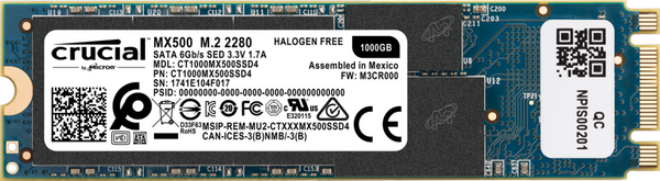 SSD Crucial MX500 1 To 3D NAND (M.2 - type 2280)