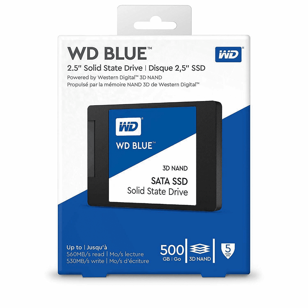 WD Blue 3D NAND 2,5 SATA SSD 500 Go – atikelec