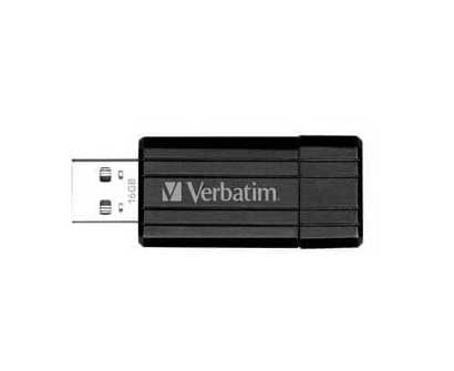 Clé USB Verbatim PinStripe USB Drive 16GB - Black