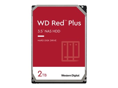 Western Digital WD Red Plus, 3.5", 2000 Go, 5400 tr/min